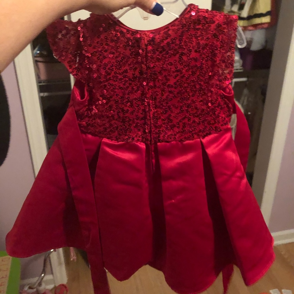 Red Sequin Dress